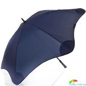 Противоштормовой зонт-трость мужской механический с большим куполом BLUNT (БЛАНТ) Bl-classic-navy-blue синий, механический, однотонный
