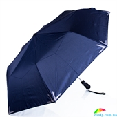 Зонт мужской полуавтомат с фонариком и светоотражающими вставками FARE (ФАРЕ), серия "Safebrella" FARE5571-6 синий, полуавтомат, однотонный