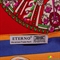 Платок женский атласный  100 на 100 см ETERNO (ЭТЕРНО) ES0406-3-3 оранжевый, атлас