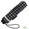 Зонт женский механический компактный HAPPY RAIN (ХЕППИ РЭЙН) U42655-2 черный, механический, горох
