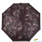Зонт женский механический компактный HAPPY RAIN (ХЕППИ РЭЙН) U42655-3 бордовый, механический, цветы