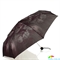 Зонт женский механический компактный HAPPY RAIN (ХЕППИ РЭЙН) U42655-3 бордовый, механический, цветы