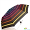 Зонт женский полуавтомат HAPPY RAIN (ХЕППИ РЭЙН) U42272-3 черный, полуавтомат, полоска