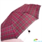 Зонт женский компактный механический HAPPY RAIN (ХЕППИ РЭЙН) U42659-2 розовый, механический, клетка