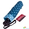 Зонт женский автомат DOPPLER (ДОППЛЕР), коллекция DERBY (ДЭРБИ) DOP7440265PU-3 бирюзовый, полный автомат, горох