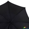 Зонт-трость мужской полуавтомат DOPPLER (ДОППЛЕР) DOP740963dsz черный, полуавтомат, однотонный
