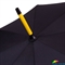 Зонт-трость женский полуавтомат DOPPLER (ДОППЛЕР) DOP740763W-3 черный, полуавтомат, однотонный