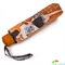 Зонт женский компактный механический ZEST (ЗЕСТ) Z53516-2 оранжевый, механический, люди