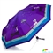 Зонт женский компактный механический ZEST (ЗЕСТ) Z53516-8105 фиолетовый, механический, животные