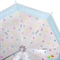 Зонт-трость детский HAPPY RAIN (ХЕППИ РЭЙН) U48558-4 прозрачный, механический, абстракция