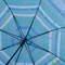 Зонт-трость женский полуавтомат HAPPY RAIN (ХЕППИ РЭЙН) U41089-2 голубой, абстракция