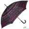 Зонт-трость женский полуавтомат HAPPY RAIN (ХЕППИ РЭЙН) U41089-1 коричневый, абстракция