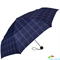 Зонт женский компактный механический HAPPY RAIN (ХЕППИ РЭЙН) U42659-8 синий, клетка