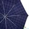 Зонт женский компактный механический HAPPY RAIN (ХЕППИ РЭЙН) U42659-8 синий, клетка