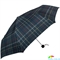 Зонт женский компактный механический HAPPY RAIN (ХЕППИ РЭЙН) U42659-9 зеленый, клетка