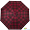 Зонт женский компактный механический HAPPY RAIN (ХЕППИ РЭЙН) U42659-10 красный, клетка