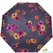 Зонт женский компактный механический HAPPY RAIN (ХЕППИ РЭЙН) U42655-6 серый, цветы