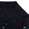 Зонт мужской компактный механический  FULTON (ФУЛТОН) FULG839-Black черный, однотонный