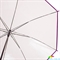 Зонт-трость женский полуавтомат HAPPY RAIN (ХЕППИ РЭЙН) U40970-4 прозрачный, однотонный