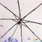 Зонт женский механический компактный облегченный MAGIC RAIN (МЭДЖИК РЕЙН) ZMR1232-08 фиолетовый, цветы