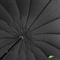 Зонт-трость мужской механический с большим куполом TRUST (ТРАСТ) ZTR19960 черный, однотонный