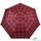 Зонт женский автомат HAPPY RAIN (ХЕППИ РЭЙН) U46859-10 красный, клетка