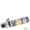 Зонт женский полуавтомат компактный облегченный DOPPLER (ДОППЛЕР) DOP720465CA-1 серый, полоска