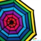 Зонт женский полуавтомат HAPPY RAIN (ХЕППИ РЭЙН) U42272-5 разноцветный, полоска