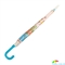 Зонт-трость детский механический со светодиодами ZEST (ЗЕСТ) Z21551-8008 бежевый, люди