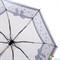 Зонт женский компактный  автомат ART RAIN (АРТ РЕЙН) ZAR4916-52 серый, абстракция