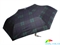 Зонт мужской механический компактный облегченный HAPPY RAIN U63959-dark-green-kletka зеленый, механический, клетка