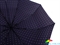 Зонт мужской RAINY DAYS (РЕЙНИ ДЕЙС) U76868-navy-krug черный, полный автомат, горох