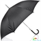 Зонт-трость мужской полуавтомат RAINY DAYS (РЕЙНИ ДЕЙС) U70967 черный, полуавтомат, однотонный