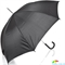 Зонт-трость мужской полуавтомат RAINY DAYS (РЕЙНИ ДЕЙС) U70967 черный, полуавтомат, однотонный